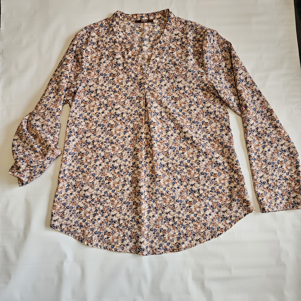 Floral Print Women's Blouse